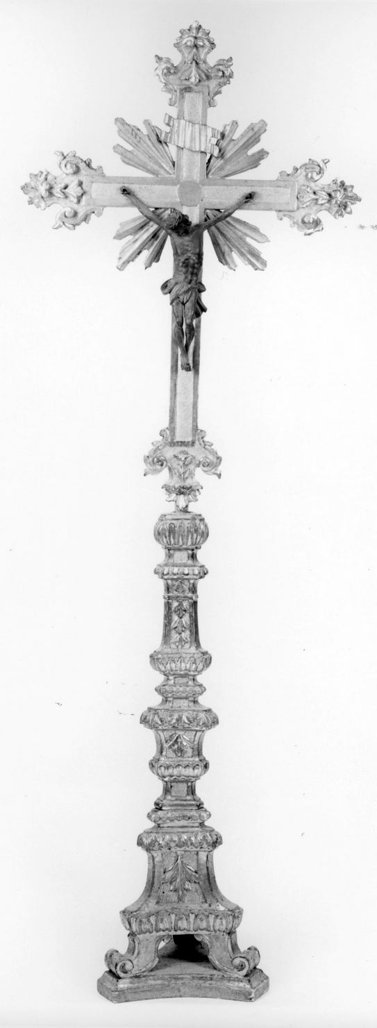 Cristo crocifisso (croce processionale) - bottega toscana (ultimo quarto sec. XVIII)