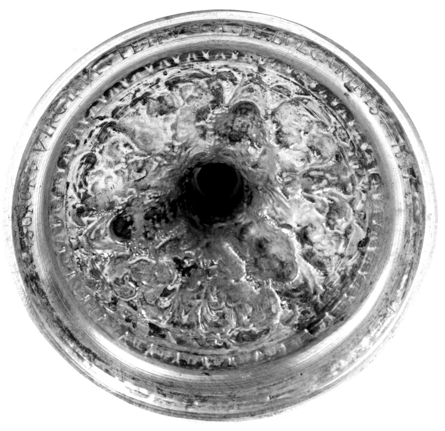 ostensorio - bottega senese (sec. XVII)