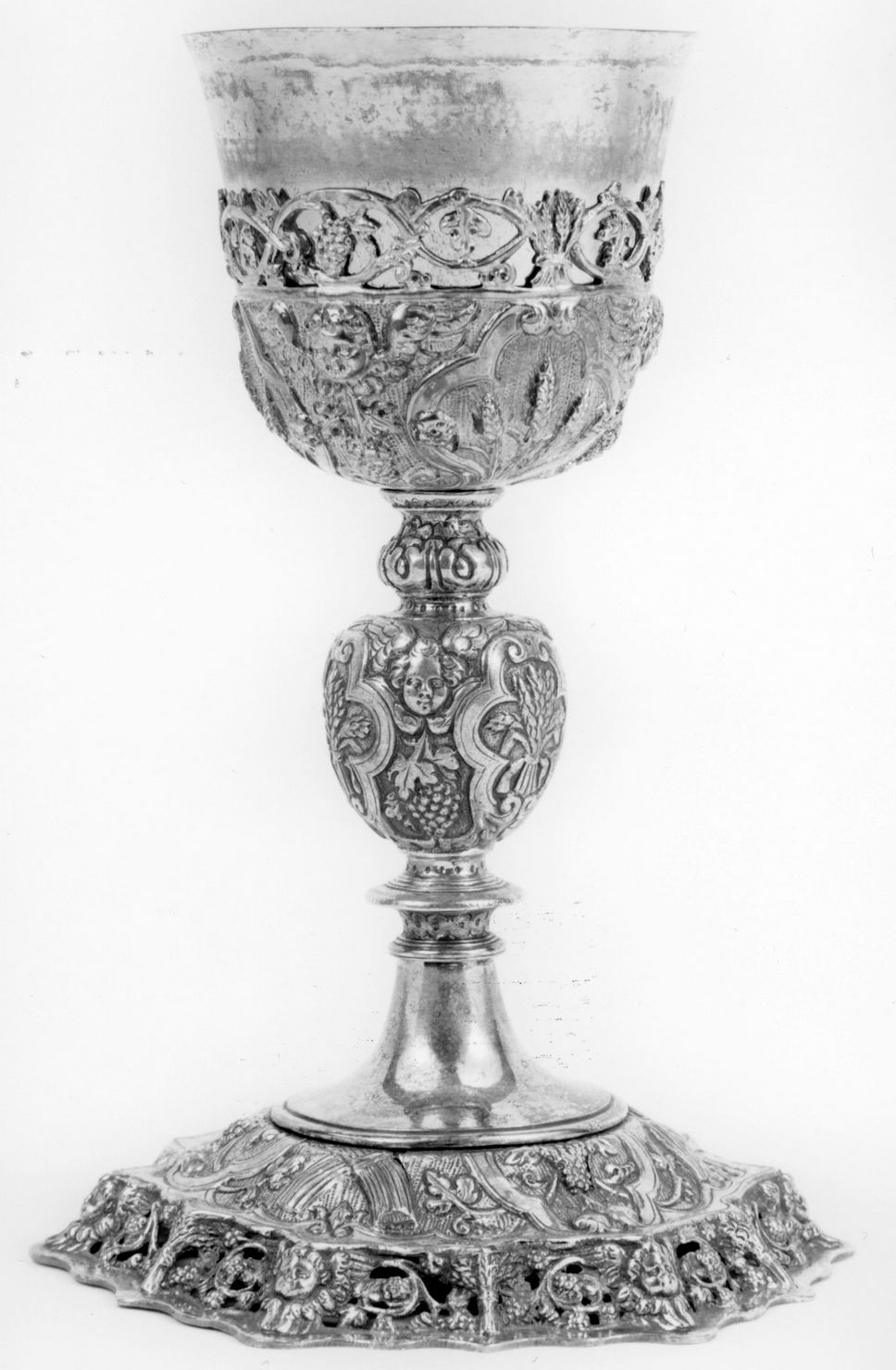 calice - bottega senese (primo quarto sec. XVII)