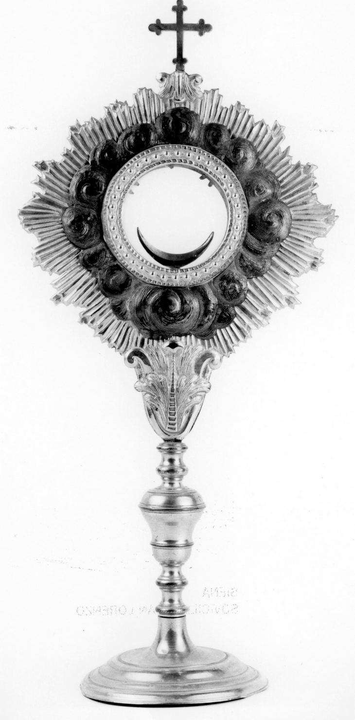 ostensorio - bottega toscana (seconda metà sec. XVIII)