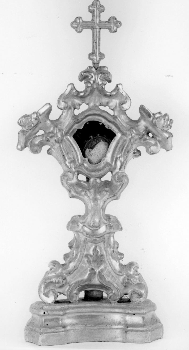 reliquiario - a ostensorio - bottega toscana (seconda metà sec. XVIII)