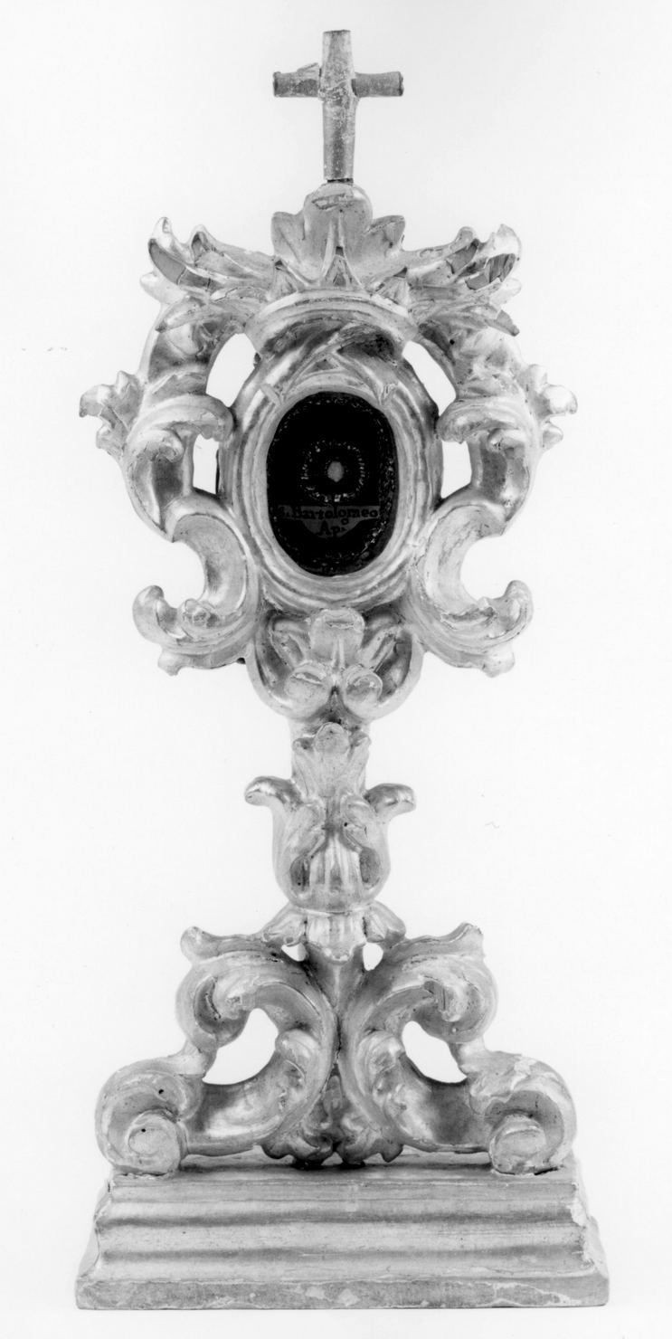 reliquiario - a ostensorio - bottega italiana (prima metà sec. XVIII)