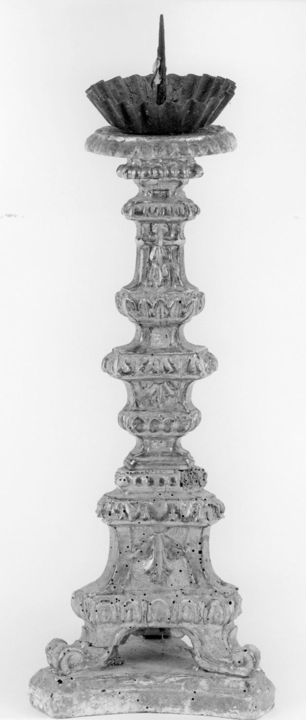 candeliere, serie - bottega toscana (seconda metà sec. XVIII)