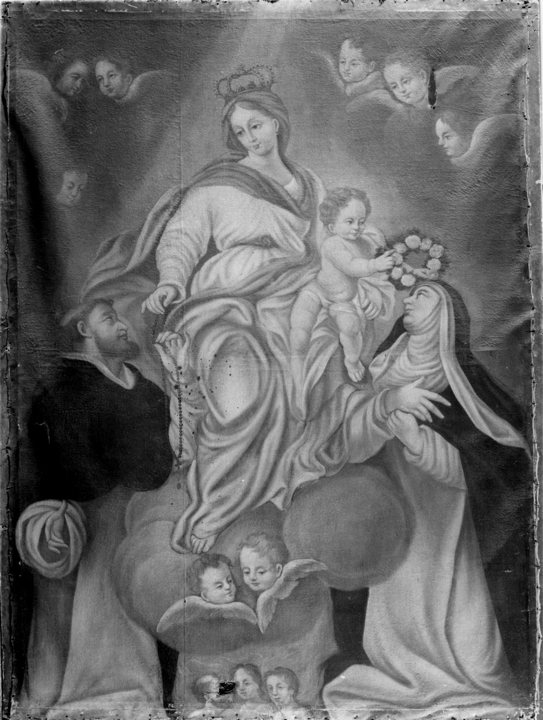 Madonna del Rosario (dipinto) - ambito toscano (prima metà sec. XVIII)