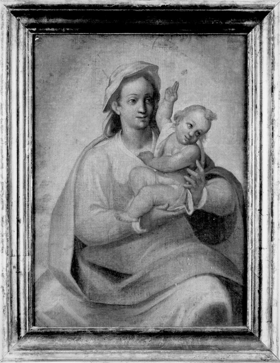 Madonna con Bambino (dipinto) - ambito senese (inizio sec. XVII)