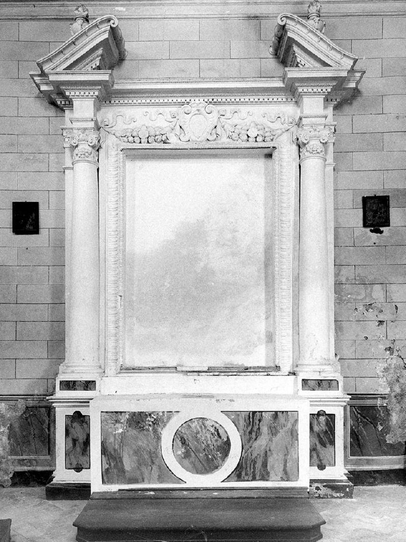 altare - a edicola, serie - bottega toscana (fine/inizio secc. XVIII/ XIX)