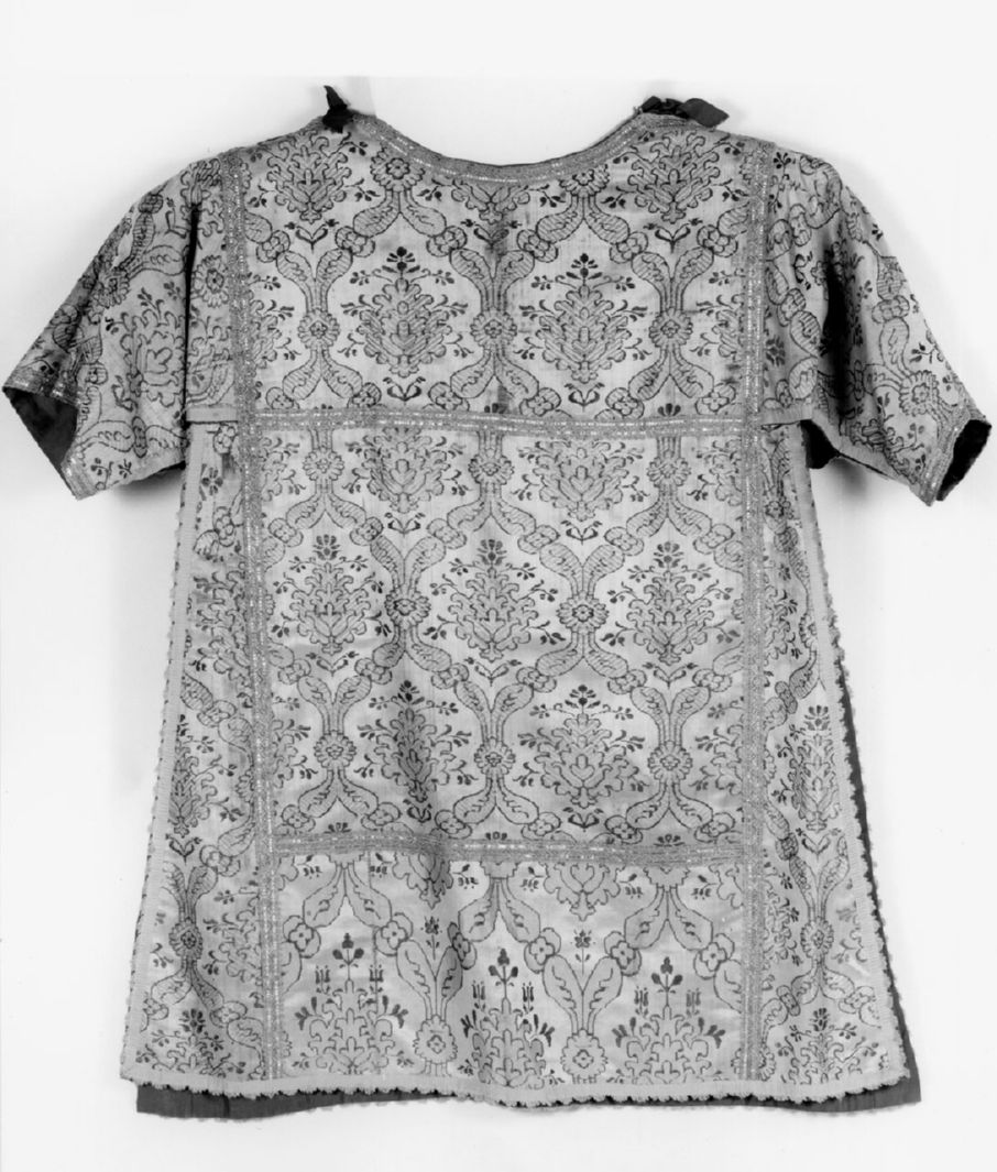 tunicella, serie - manifattura italiana (seconda metà sec. XVII)