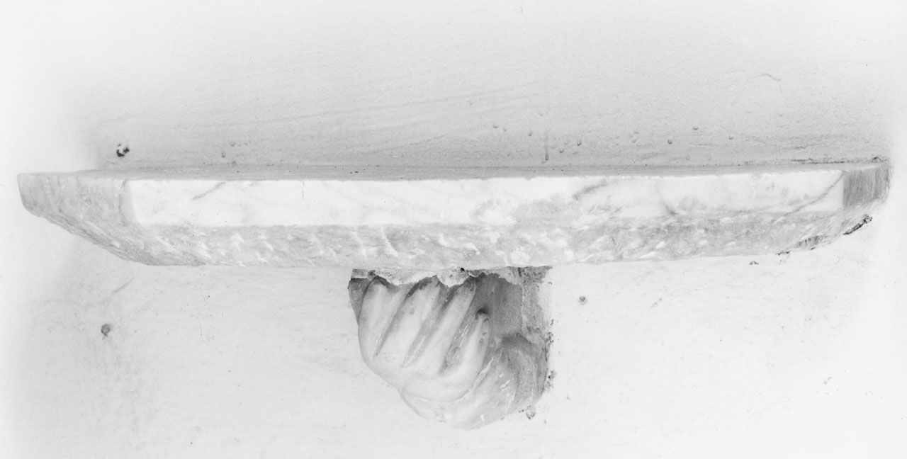 mensola - bottega senese (secc. XVIII/ XX)