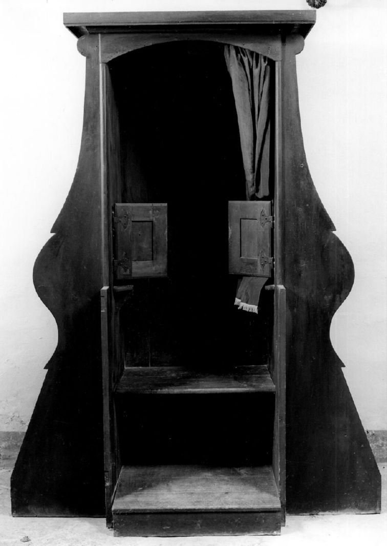 confessionale - bottega toscana (fine/inizio secc. XIX/ XX)