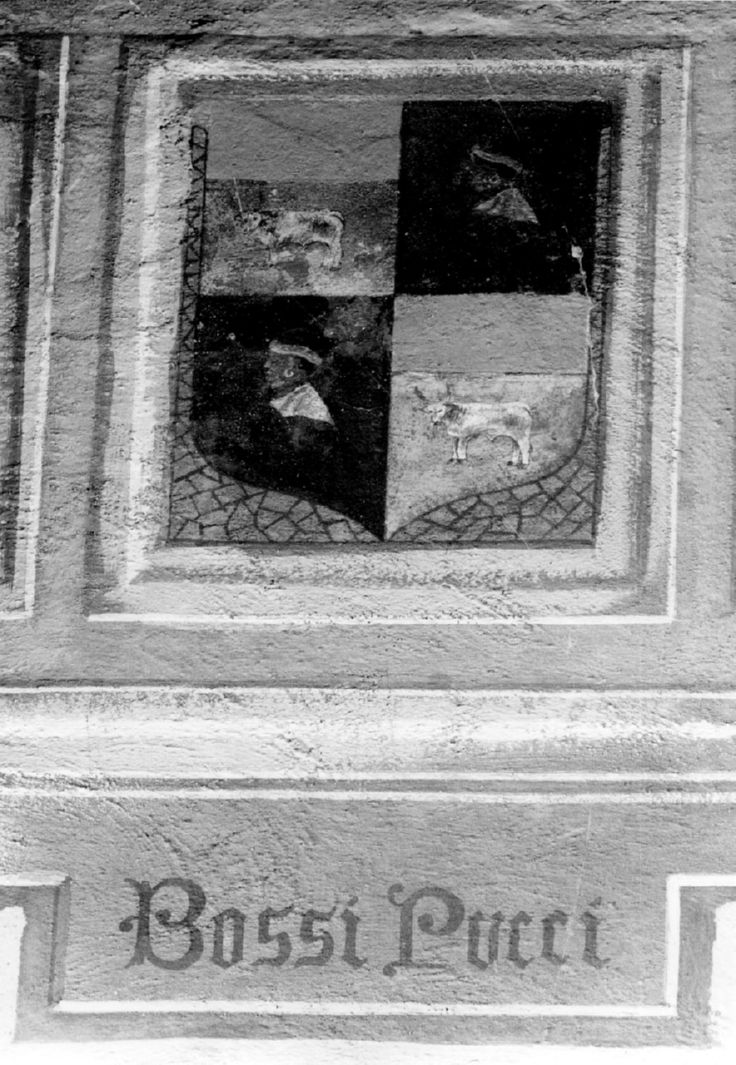 stemma (decorazione pittorica) - ambito senese (sec. XX)