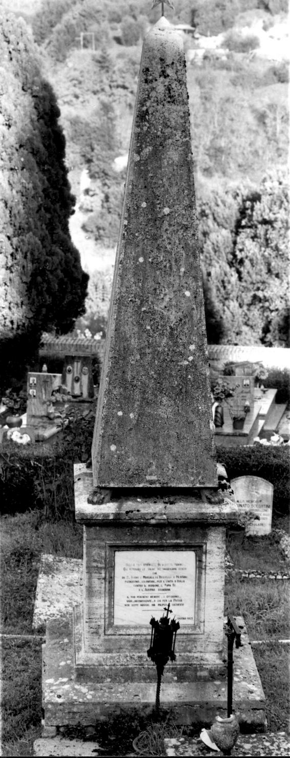 monumento funebre - bottega senese (sec. XX)