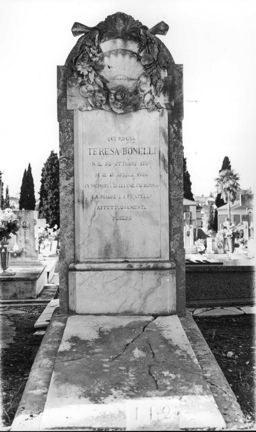 monumento funebre - bottega senese (sec. XX)