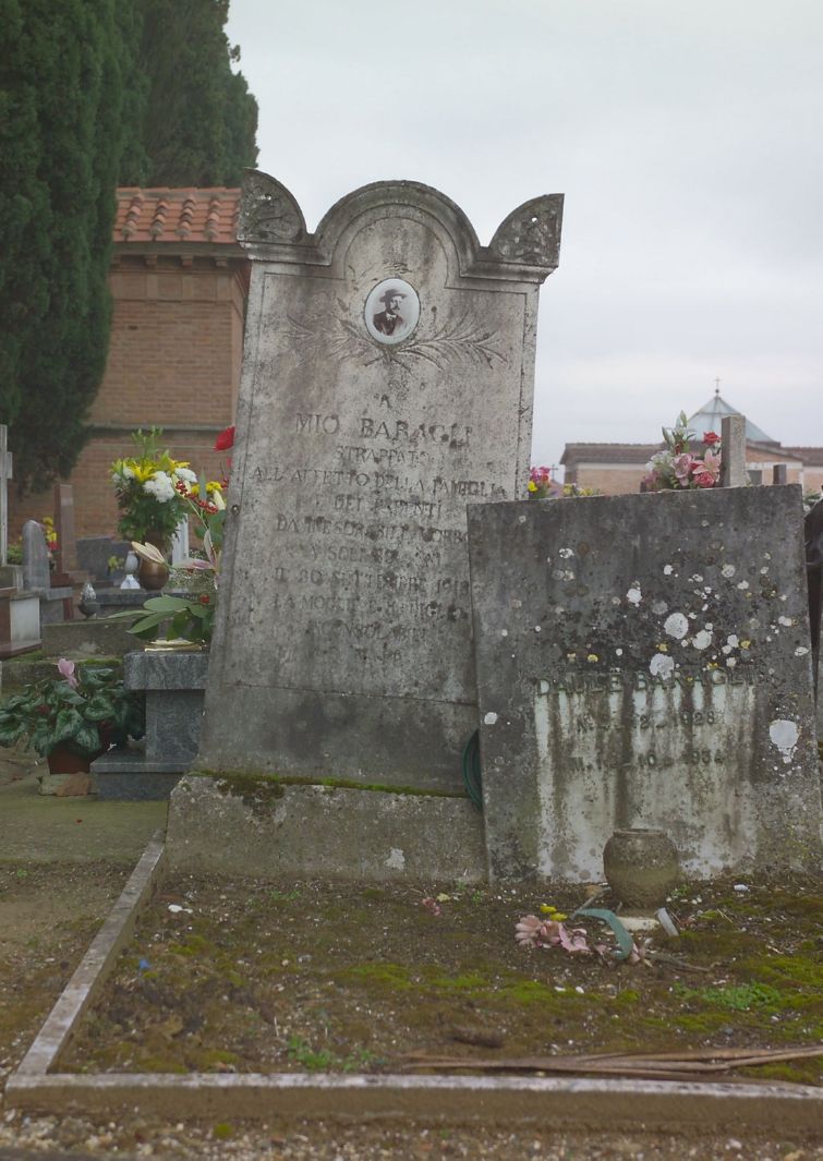 lapide tombale - bottega senese (sec. XX)