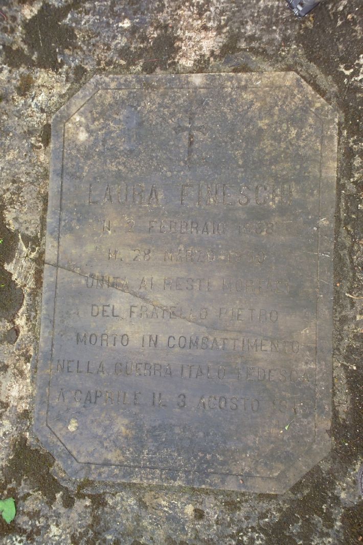 lapide tombale - bottega senese (sec. XX)