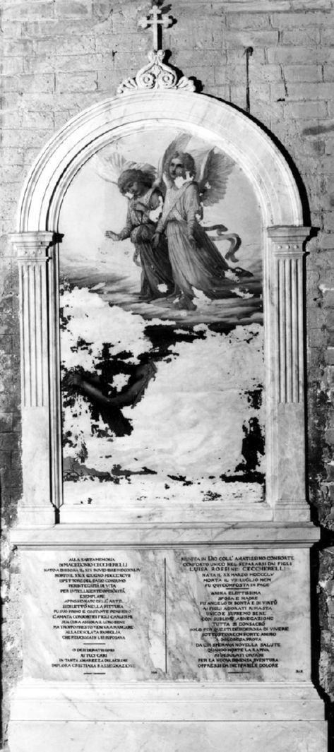 angelo (monumento funebre) di Ceccherelli Carmela (secc. XIX/ XX)