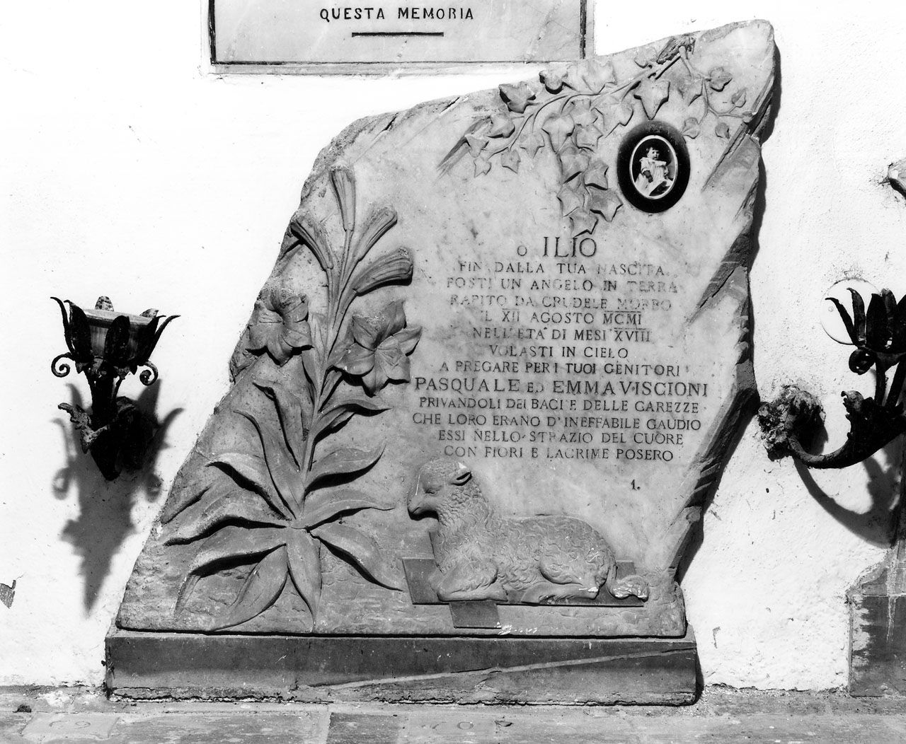 Agnus Dei (lapide) - ambito toscano (sec. XX)