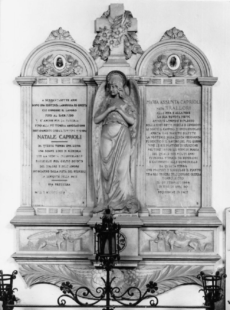 angelo (monumento funebre) di Lorenzetti A (sec. XX)