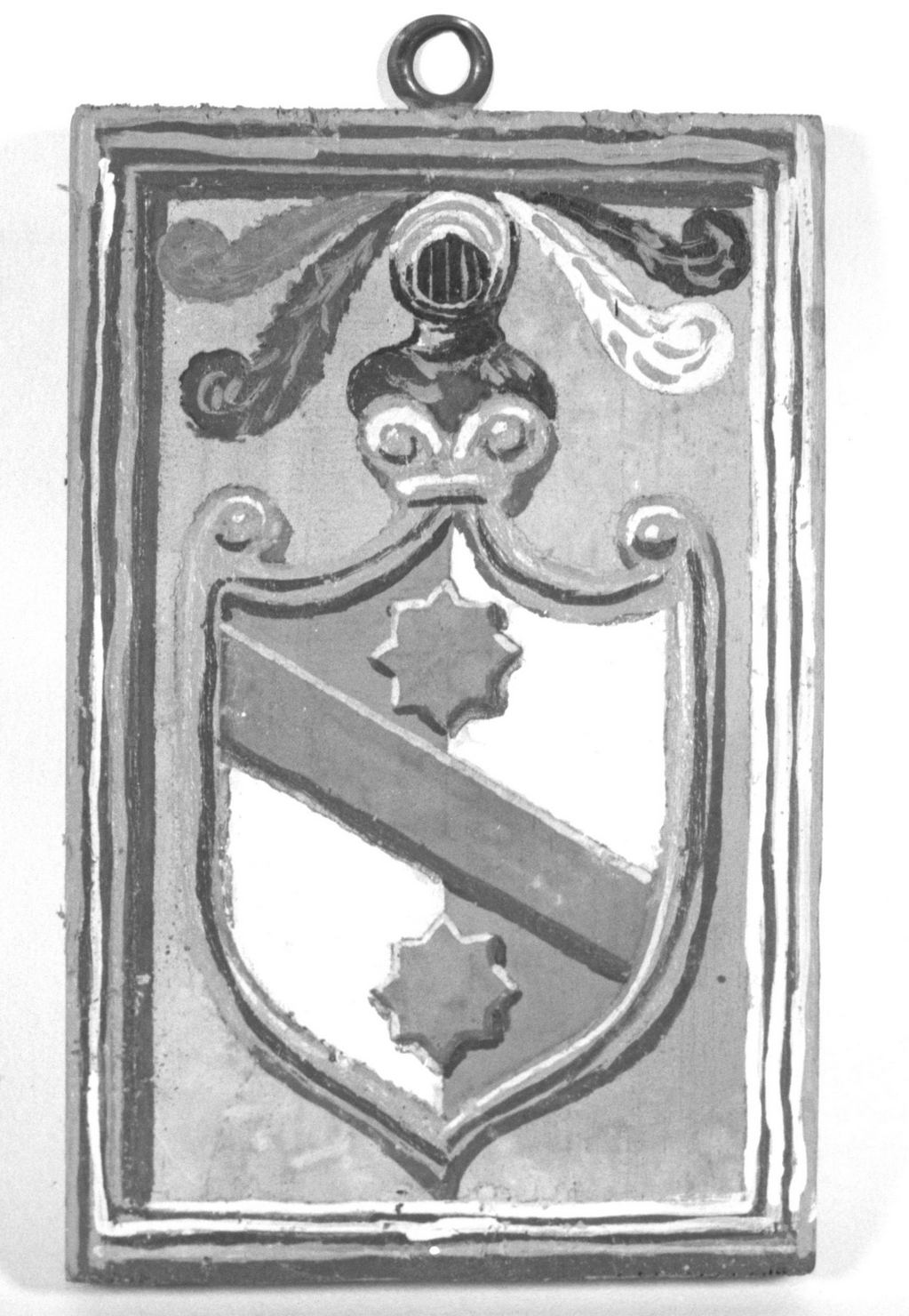 stemma gentilizio (dipinto, elemento d'insieme) - ambito senese (primo quarto sec. XX)