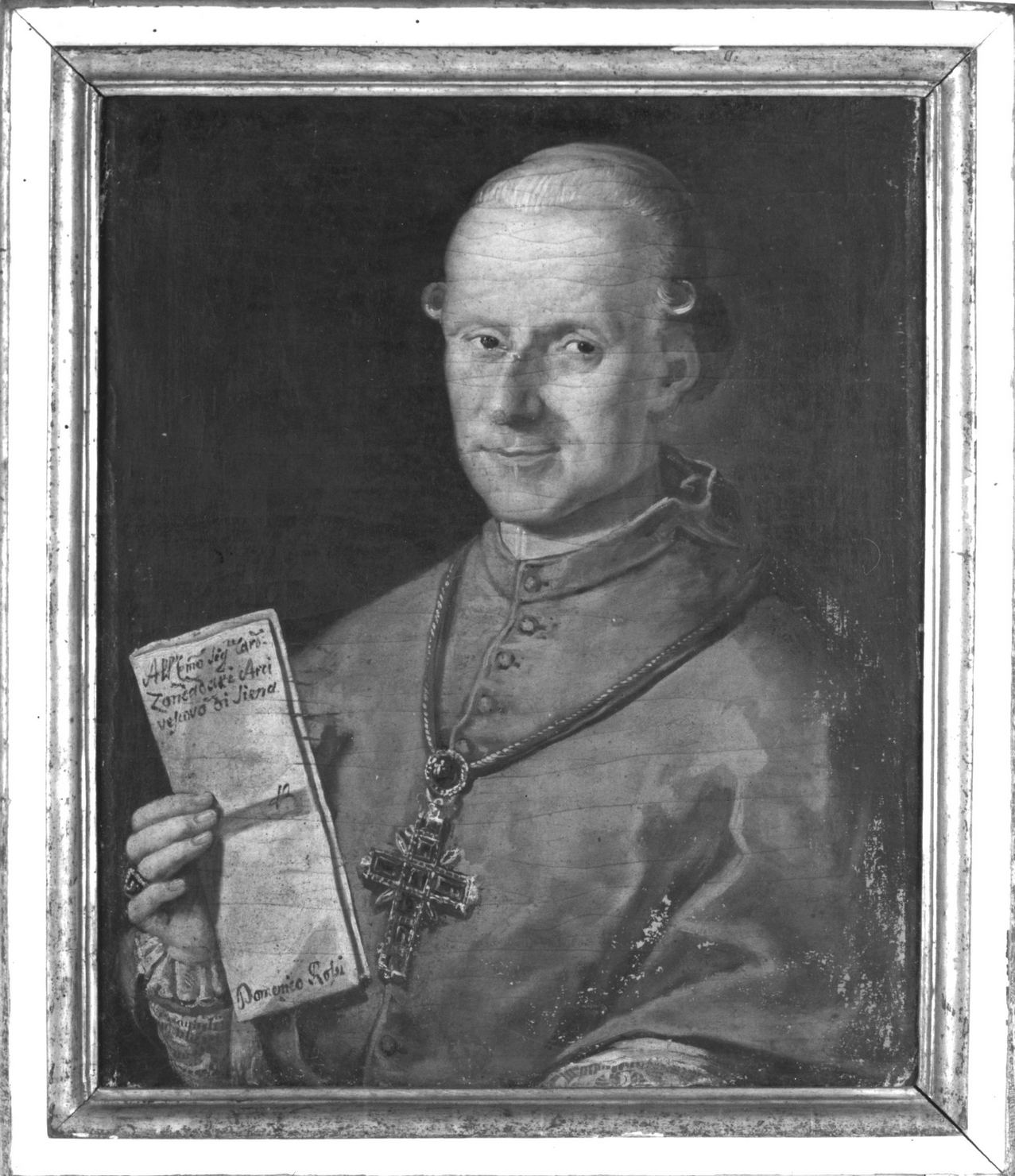 ritratto del cardinale Zonzadari (dipinto) - ambito senese (secc. XVIII/ XIX)