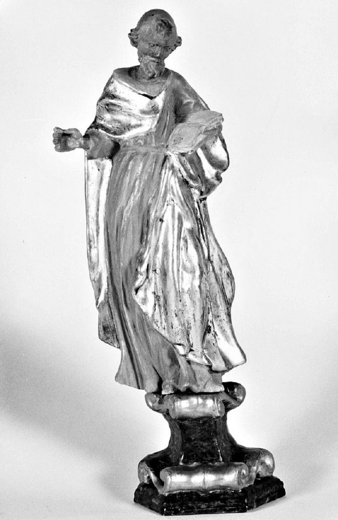 Santo (statuetta, elemento d'insieme) - ambito senese (seconda metà sec. XVIII)