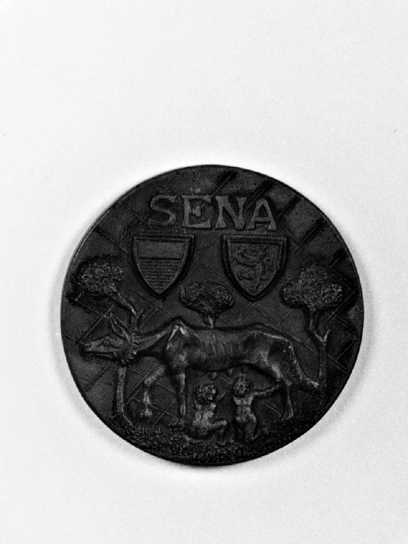 medaglia - bottega senese (sec. XX)