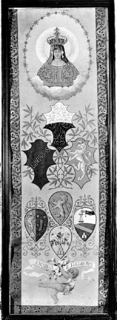 Madonna di Provenzano (palio) - ambito senese (sec. XIX)