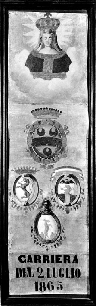 Madonna di Provenzano (palio) - ambito senese (sec. XIX)