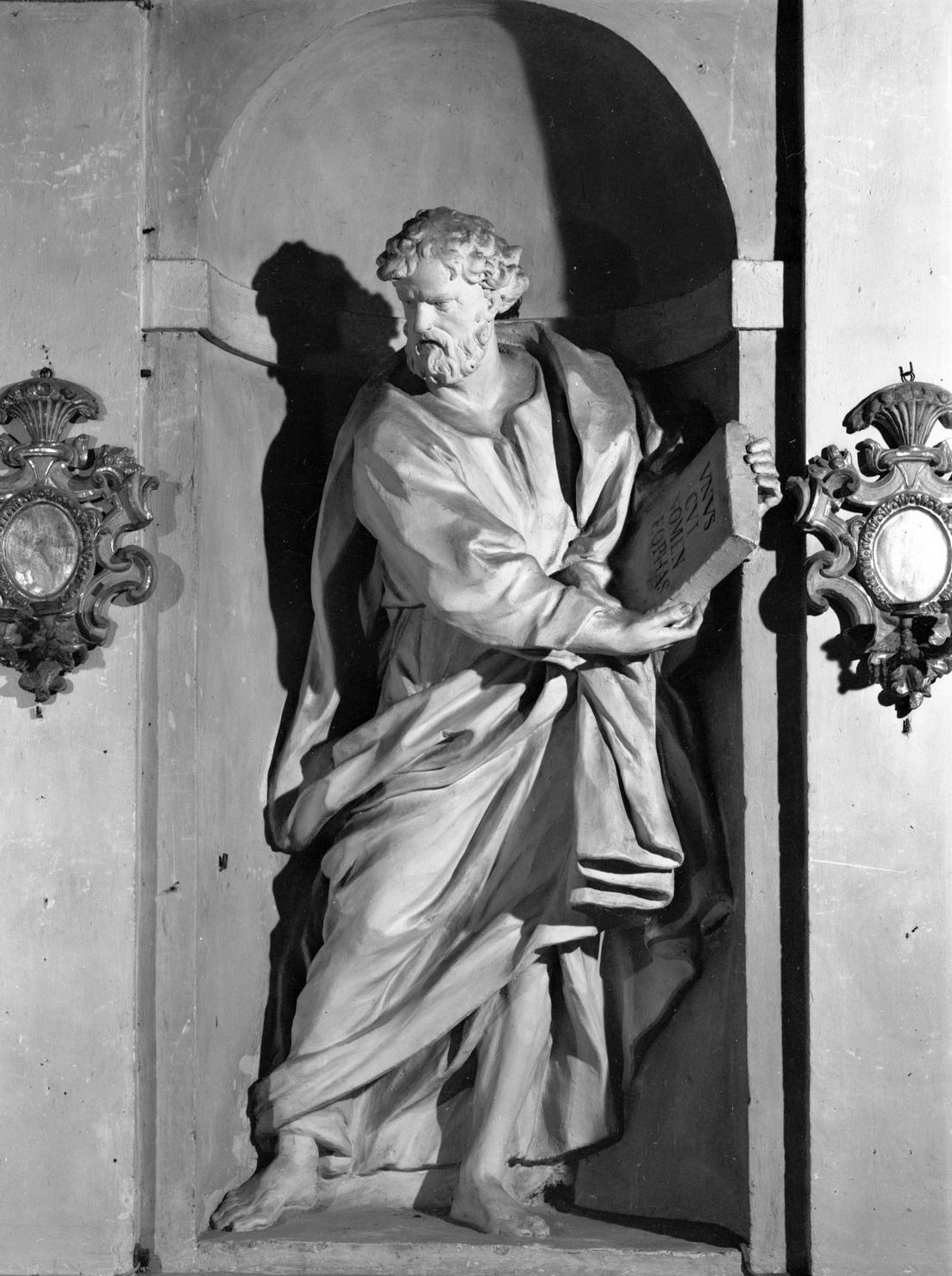 San Pietro Apostolo (statua) di Mazzuoli Giuseppe il Vecchio (attribuito) (fine/inizio secc. XVII/ XVIII)