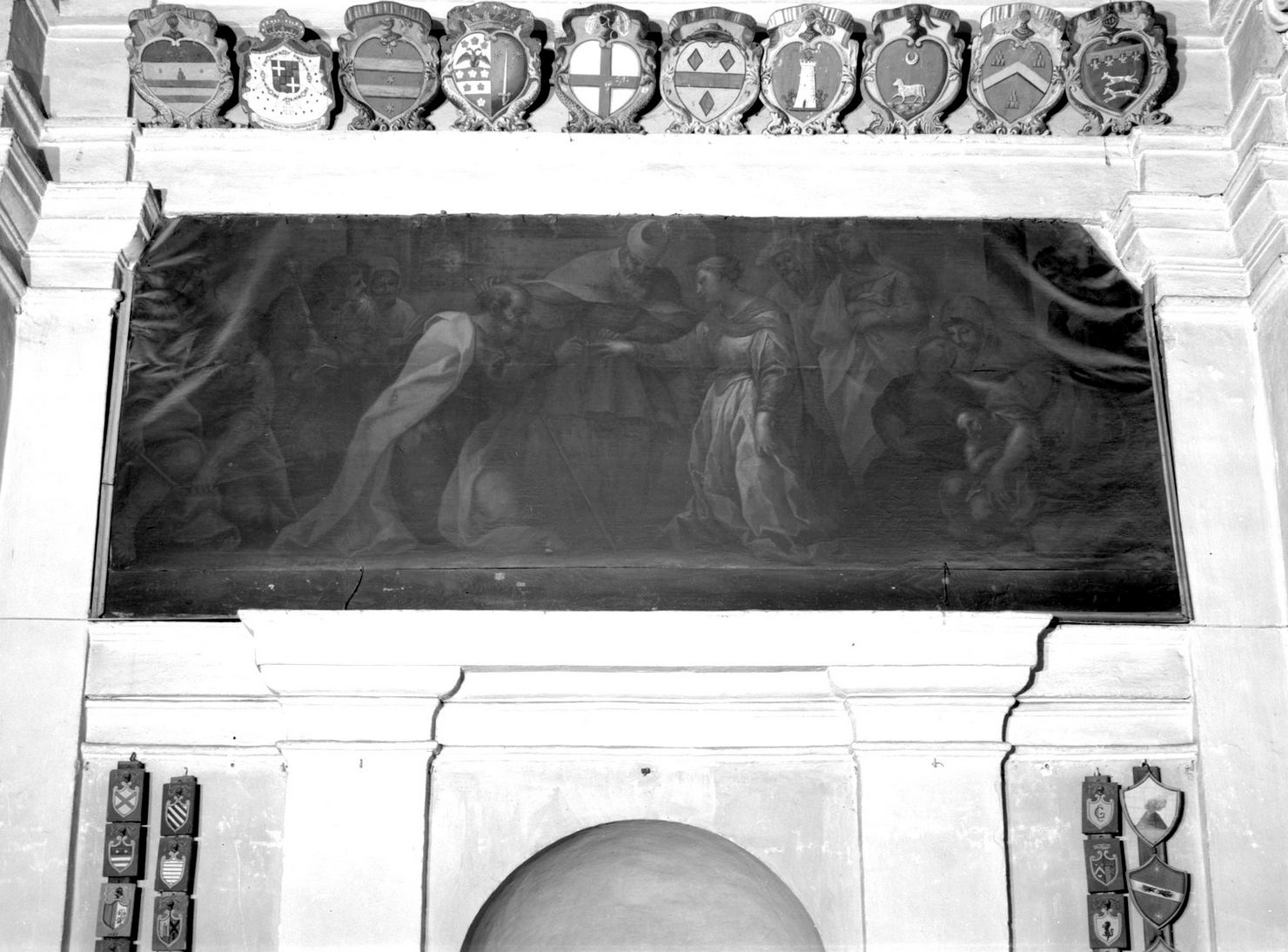 Sposalizio di Maria Vergine (dipinto) di Burbarini Deifebo (attribuito) (seconda metà sec. XVII)