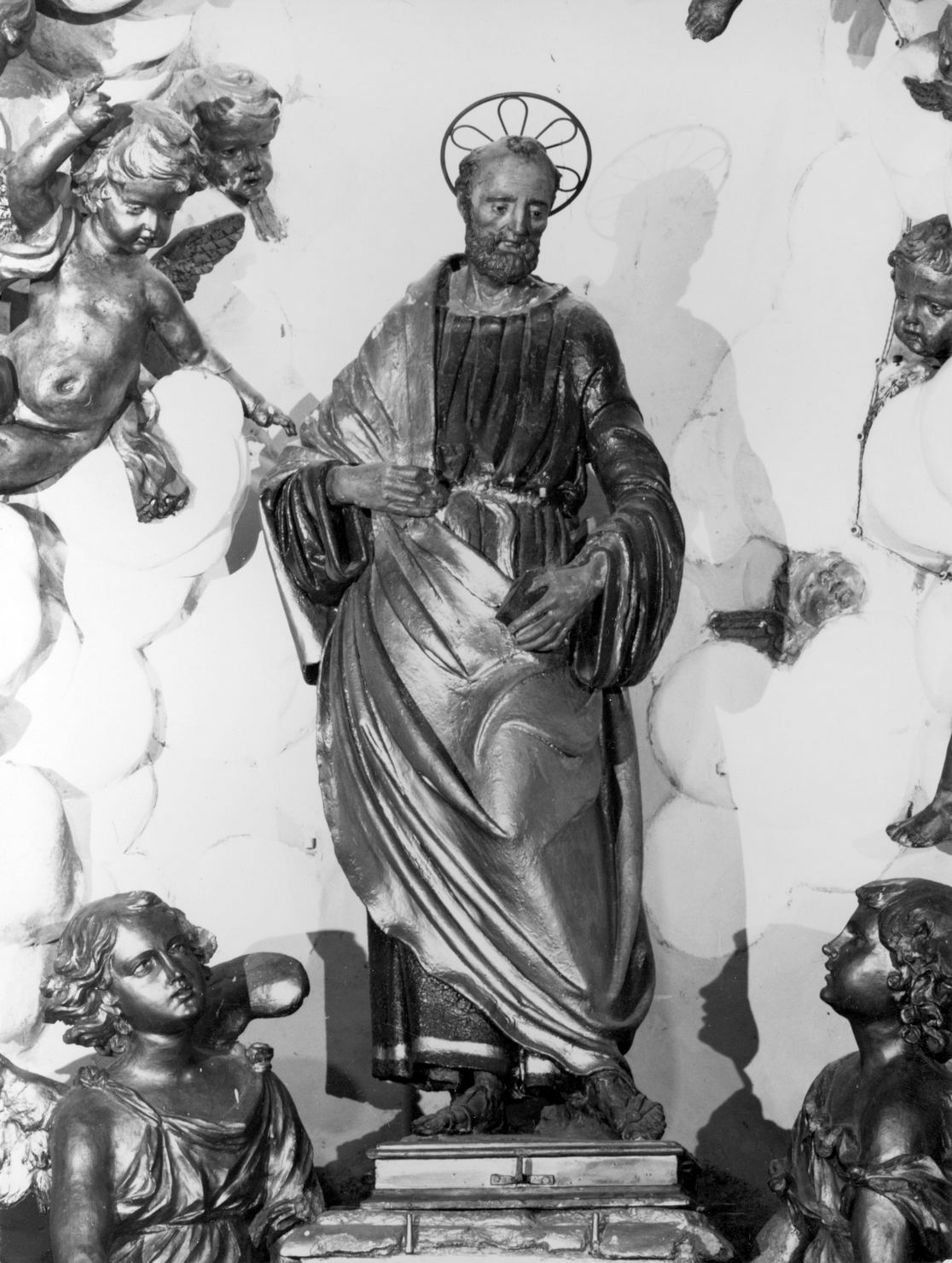 San Giuseppe (statua) di Arrighetti Domenico detto Cavedone (sec. XVII)