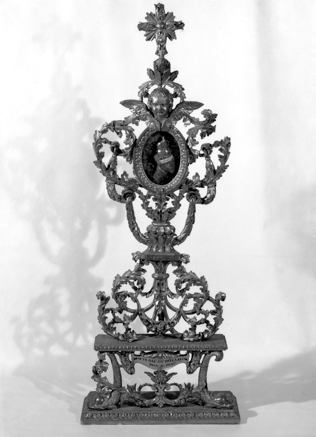 reliquiario, serie - bottega senese (sec. XIX)