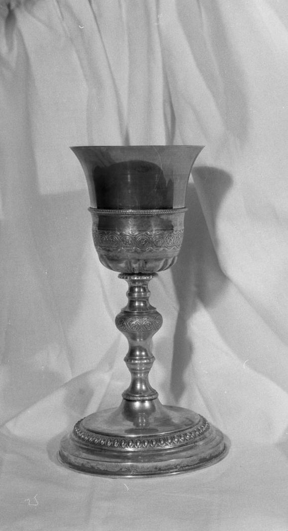 calice - bottega italiana (fine/inizio secc. XVIII/ XIX)