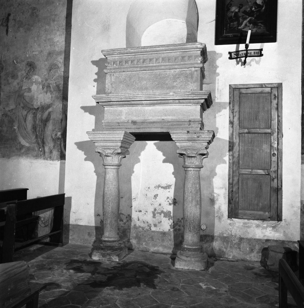 pulpito - bottega toscana (sec. XVI)