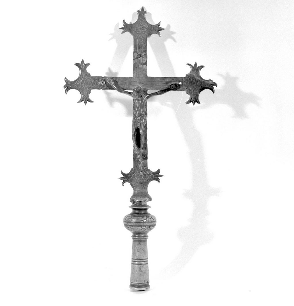 Cristo crocifisso (croce processionale) - bottega toscana (sec. XIX)