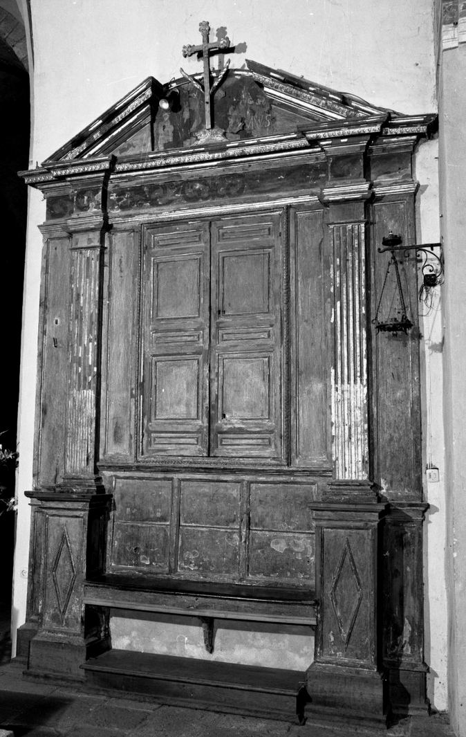 armadio per reliquiari - bottega toscana (secc. XVII/ XVIII)