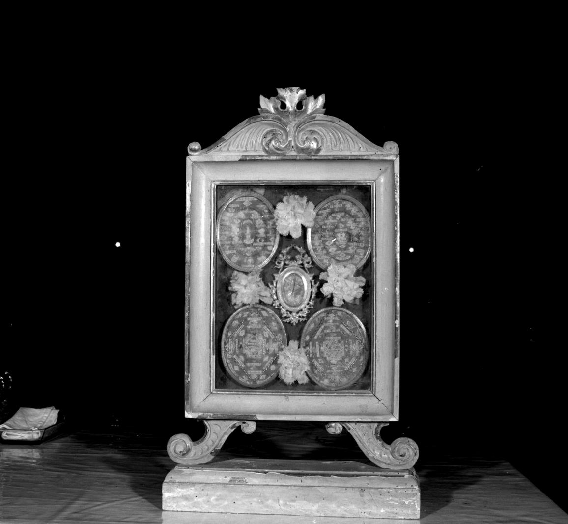 reliquiario, serie - bottega toscana (sec. XIX)