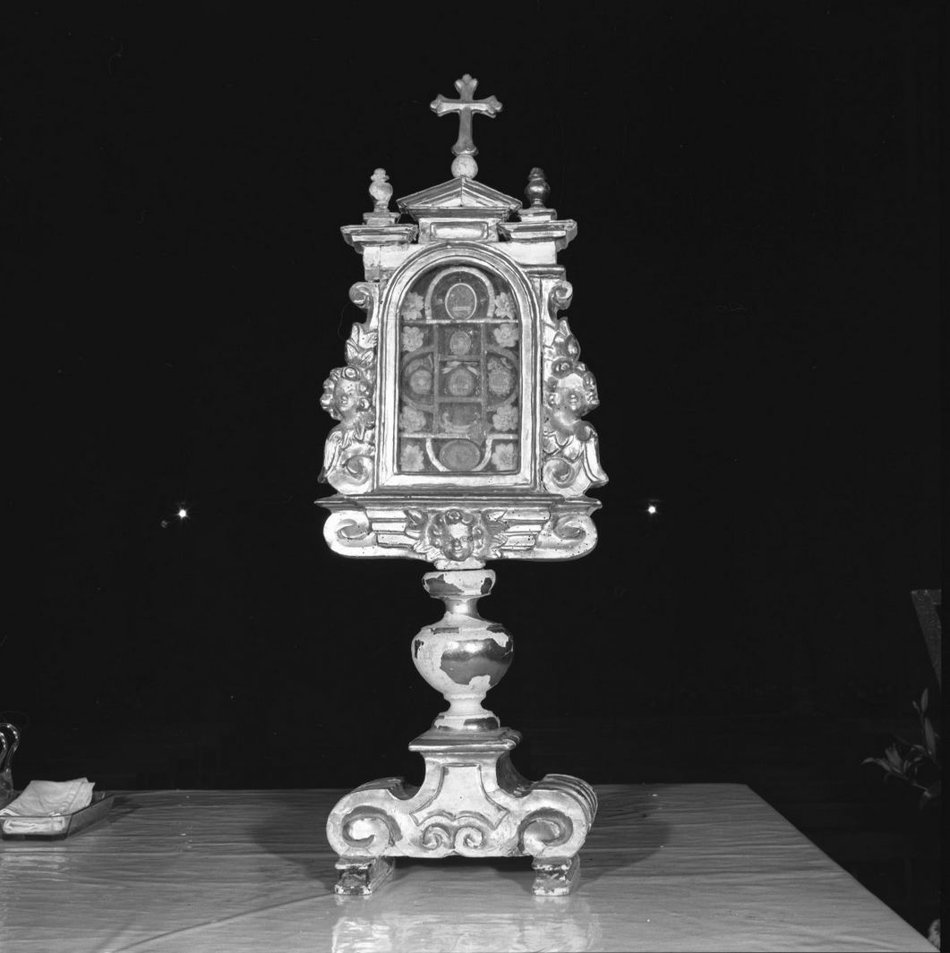 reliquiario, serie - bottega toscana (sec. XVII)