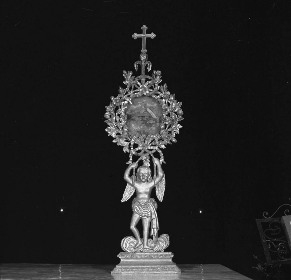 reliquiario, serie - bottega toscana (prima metà sec. XIX)