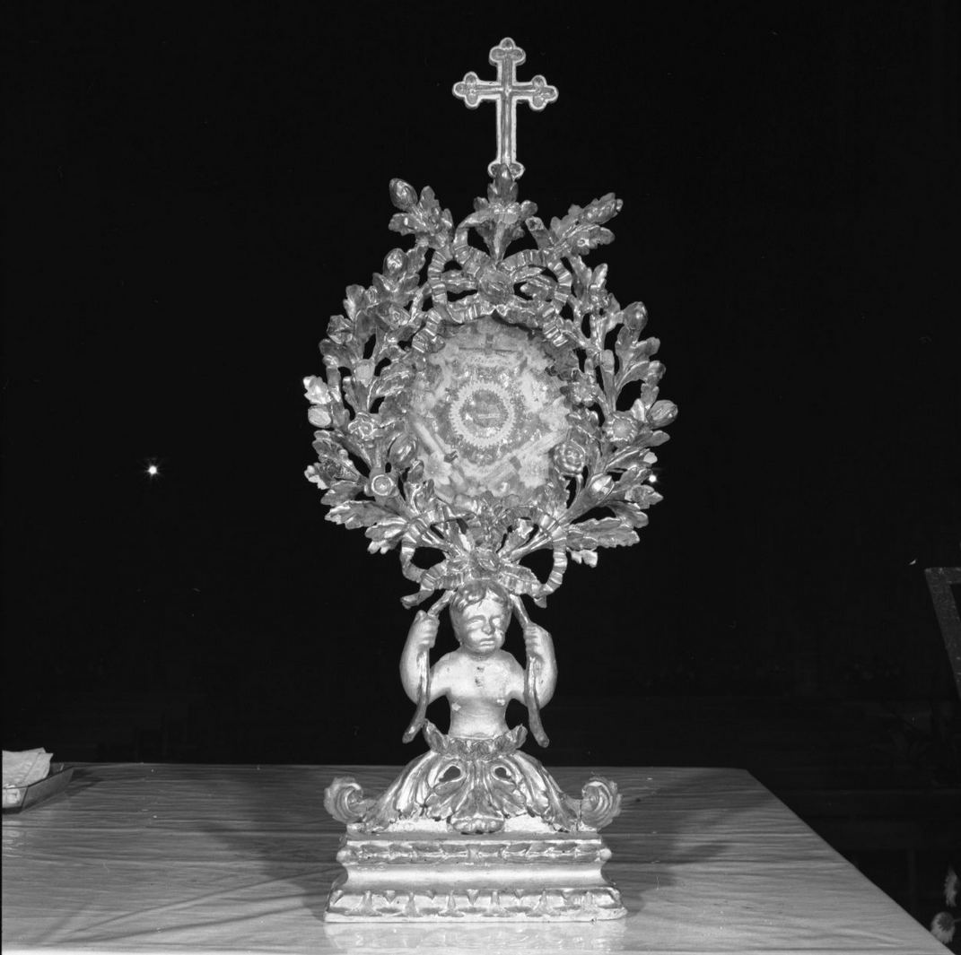 reliquiario, serie - bottega toscana (prima metà sec. XIX)