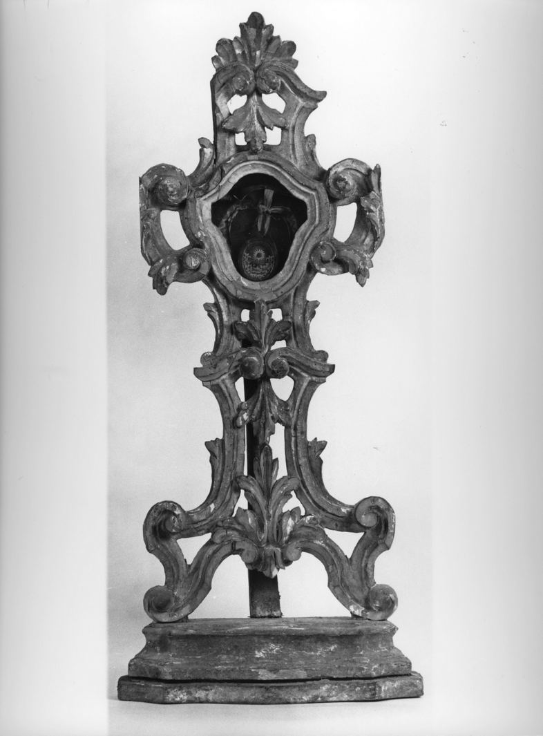 reliquiario - a ostensorio - bottega toscana (metà sec. XVIII)