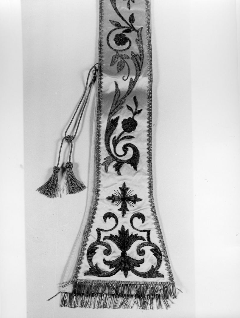 stola - manifattura toscana (fine/inizio secc. XVIII/ XIX)