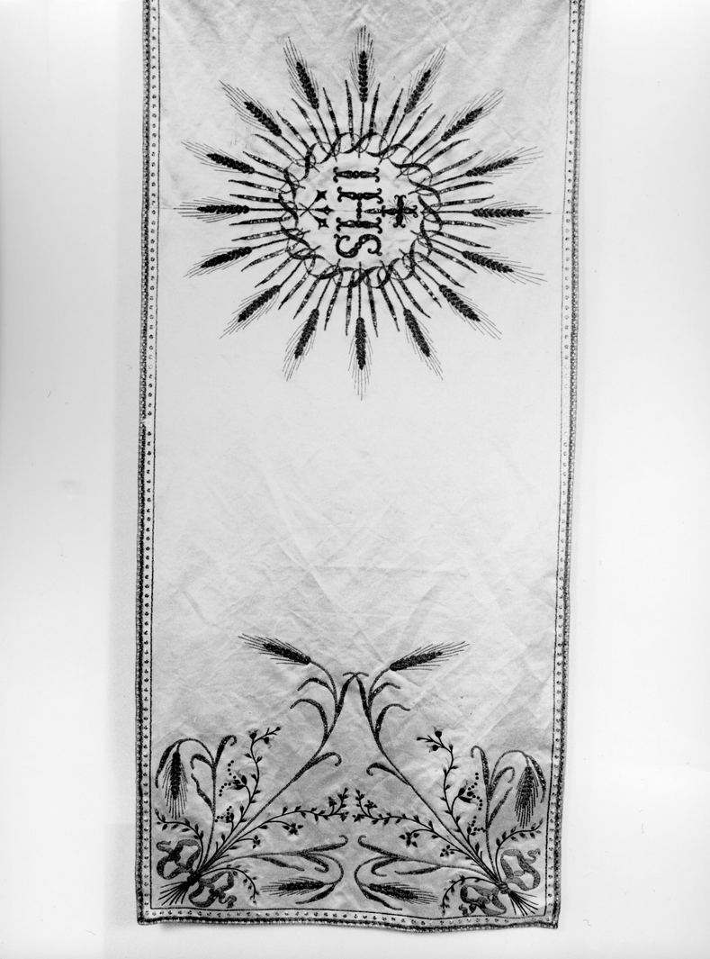 velo omerale - manifattura toscana (seconda metà sec. XIX)