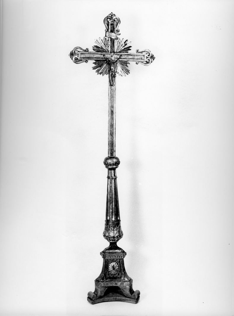 croce d'altare - bottega toscana (fine/inizio secc. XVIII/ XIX)