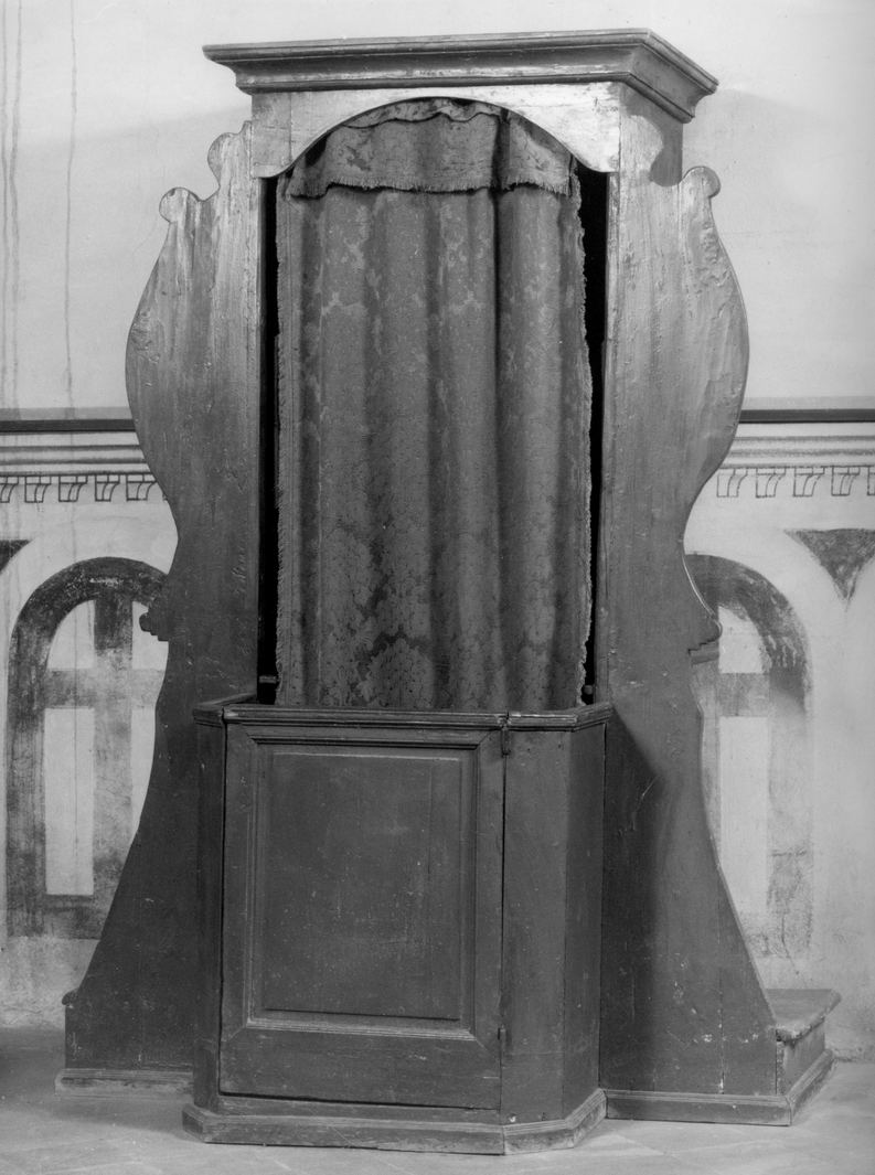 confessionale - bottega toscana (sec. XIX)