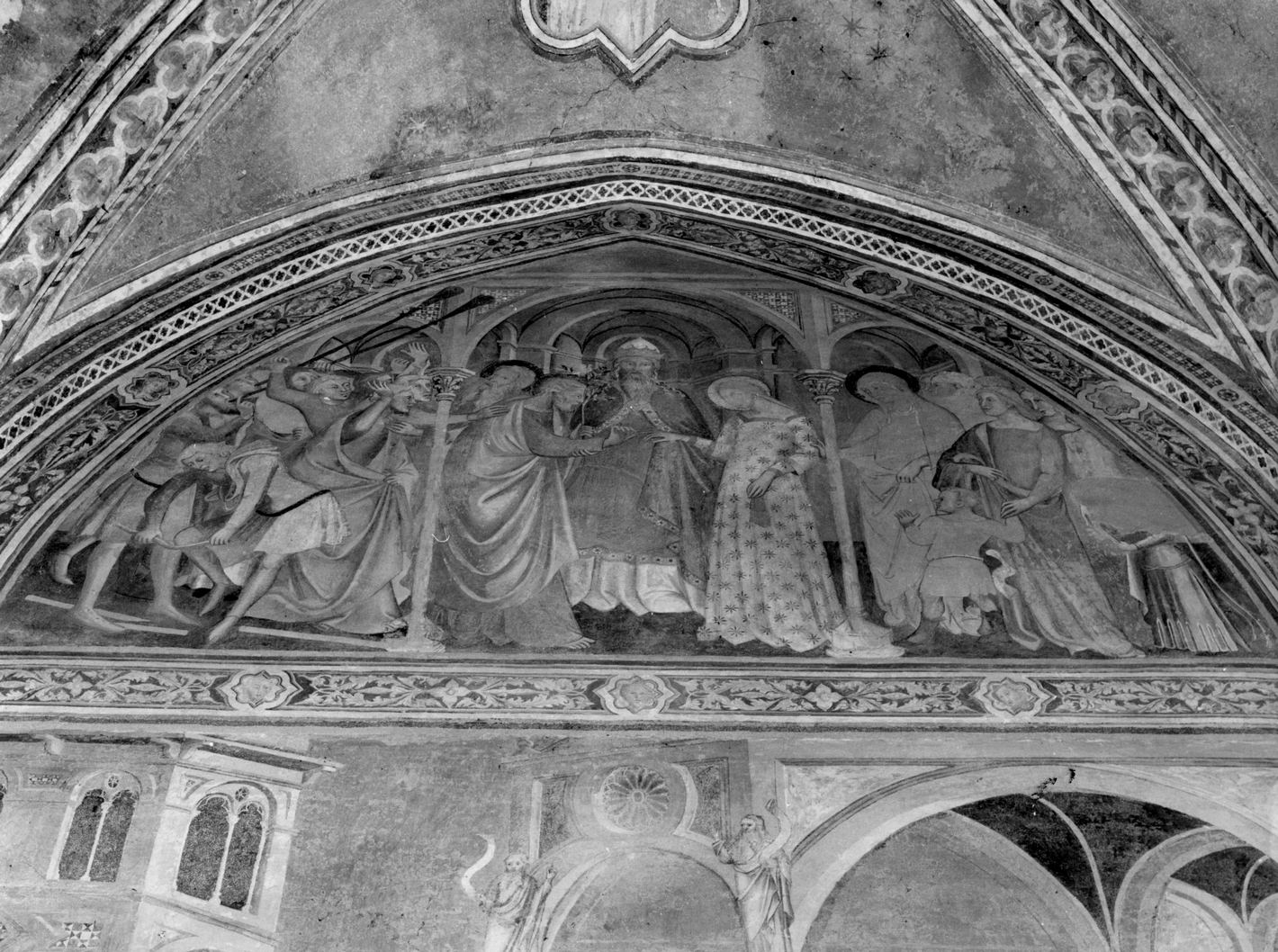 Sposalizio di Maria Vergine (dipinto) di Bartolo di Fredi (attribuito) (sec. XIV)