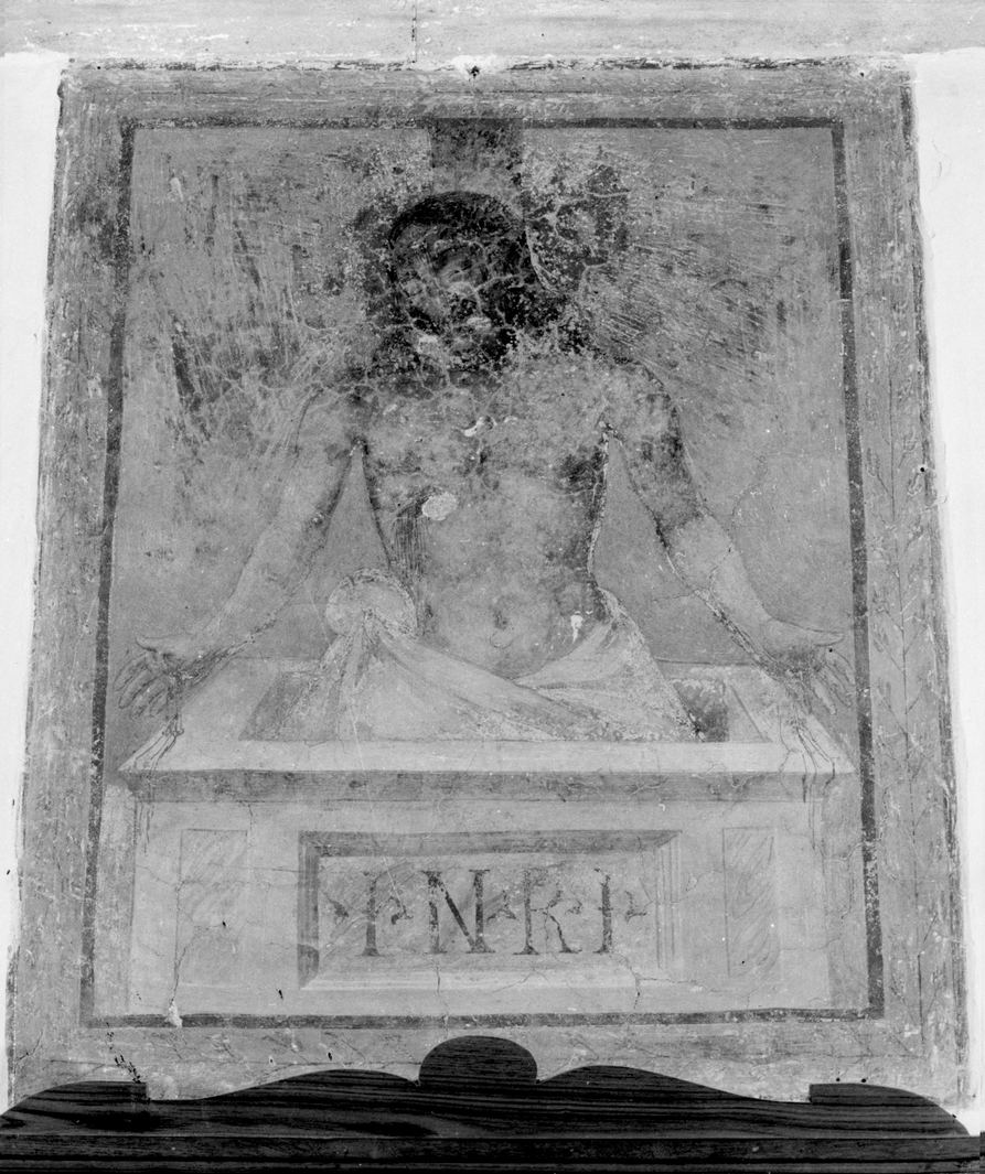 Cristo nel sepolcro (dipinto) - ambito toscano (sec. XVI)