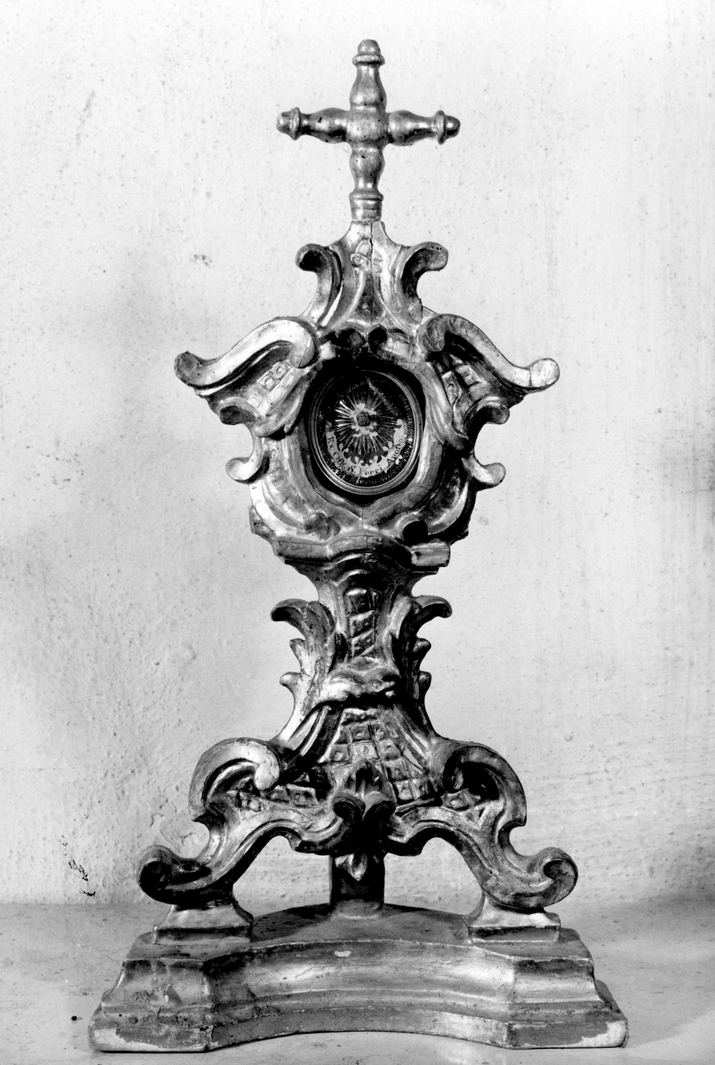 reliquiario - a ostensorio - bottega toscana (sec. XVIII)