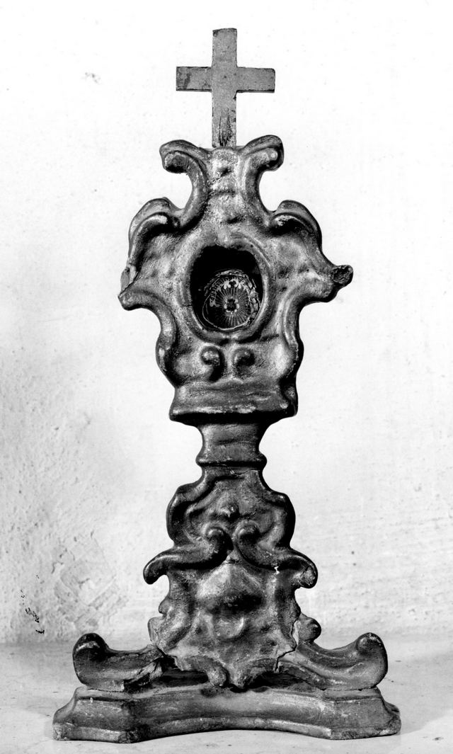 reliquiario - a ostensorio - bottega toscana (sec. XVIII)
