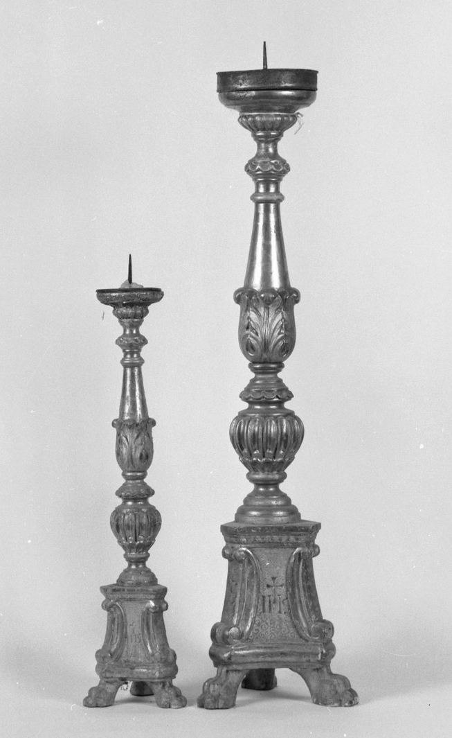 candeliere, serie - bottega toscana (fine sec. XIX)