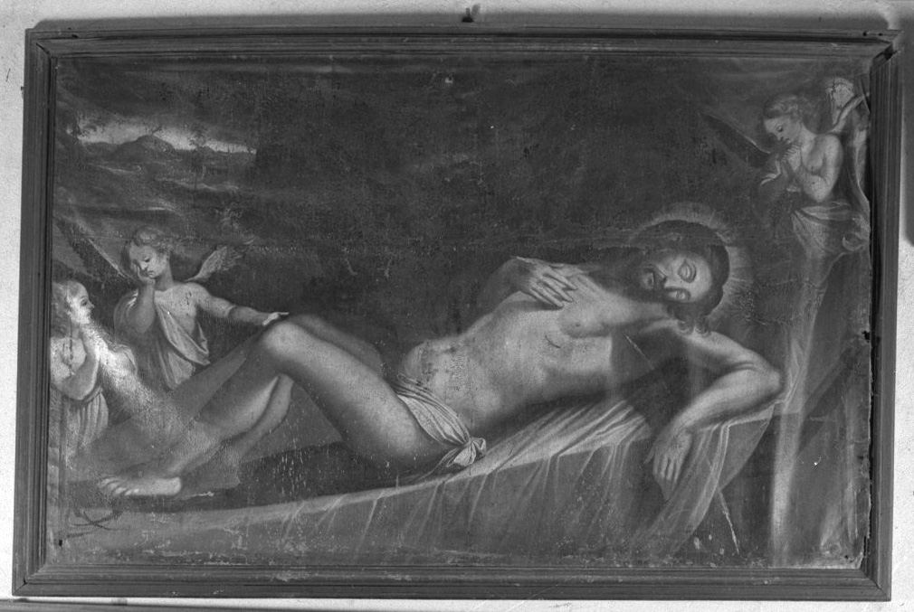 Cristo morto (dipinto) - ambito senese (sec. XVIII)
